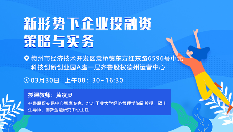 新形势下企业投融资策略与实务